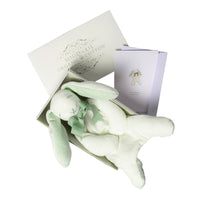 Bunny Comforter Toy - Organic Cotton - Baby Gift Boxed - 30cm- Mint