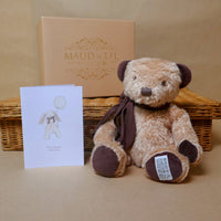 Organic Teddy Bear Soft Toy - Gift Boxed - Brown