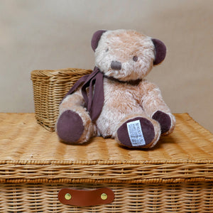 Organic Teddy Bear Soft Toy - Gift Boxed - Brown