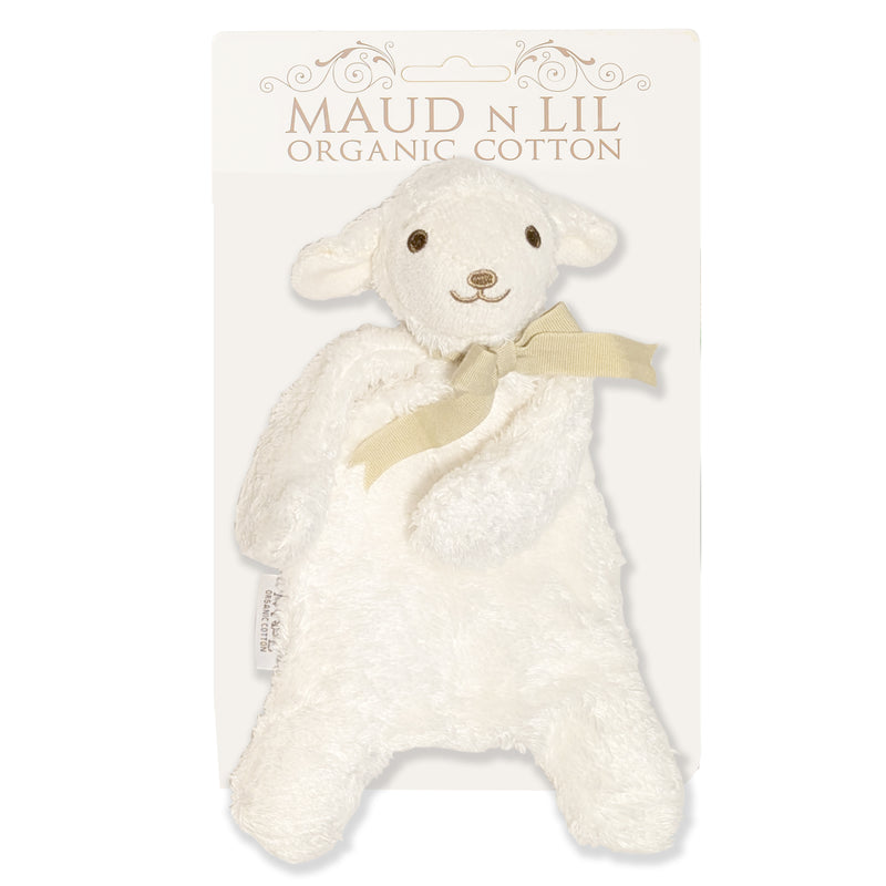 Mini Organic Lamb Soft Comforter Toy