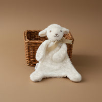 Mini Organic Lamb Soft Comforter / Lovey  Toy