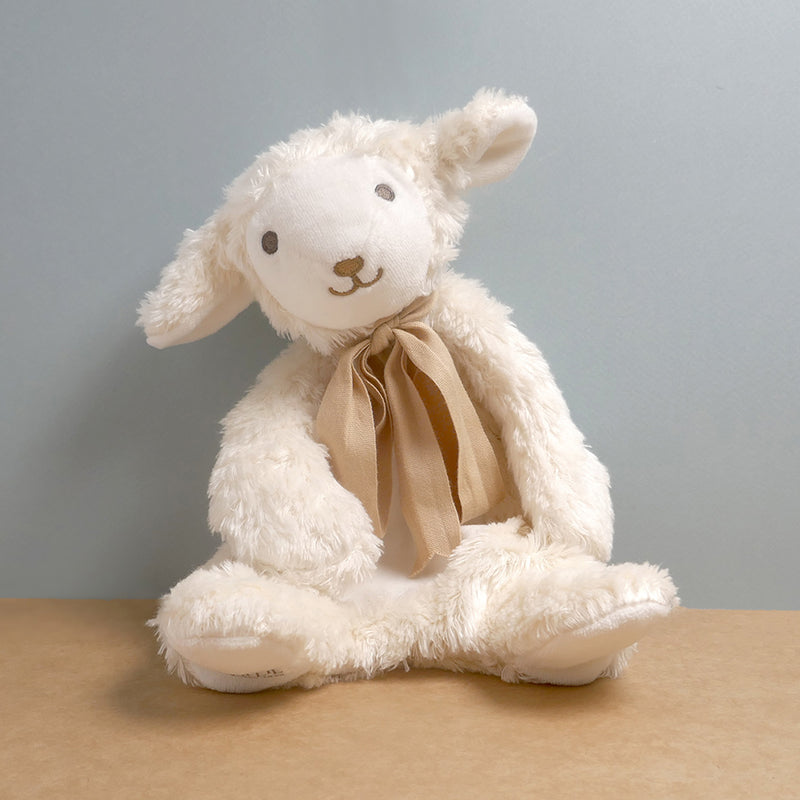 Lamb Comforter Toy - Organic Cotton - Cream/ Buff - 30cm- ***SOLD OUT PRE-ORDER FOR MARCH 2025 DELIVERY***