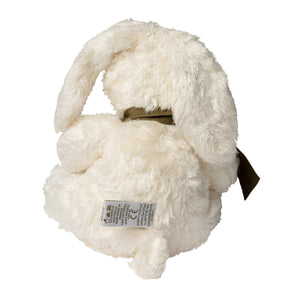 Organic Flopsy Bunny Soft Toy - Gift Boxed - White