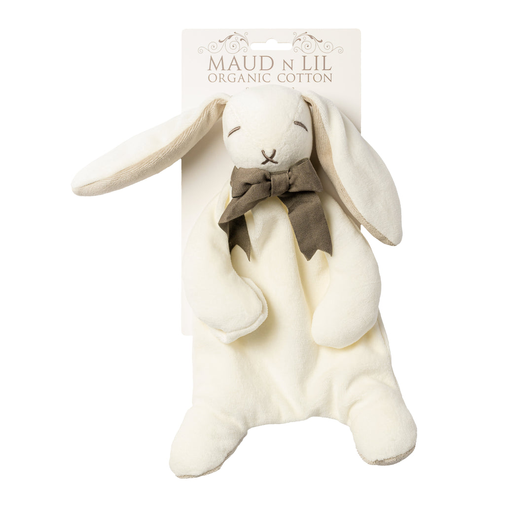 Bunny Comforter Toy - Organic Cotton - Baby Gift Unboxed - 30cm