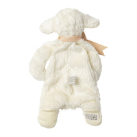 Lamb Comforter Toy - Organic Cotton - Baby Gift Unboxed - Cream/ Buff - 30cm
